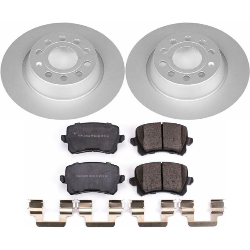 Power Stop 2015 Audi Q3 Rear Z23 Evolution Sport Coated Brake Kit PowerStop