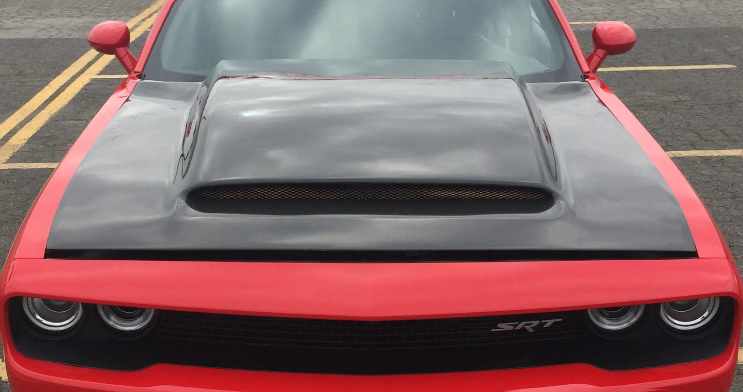 Anderson Composites 18-24 Dodge Challenger Demon Cowl Hood AC-HD18DGCHDM-KB Anderson Composites