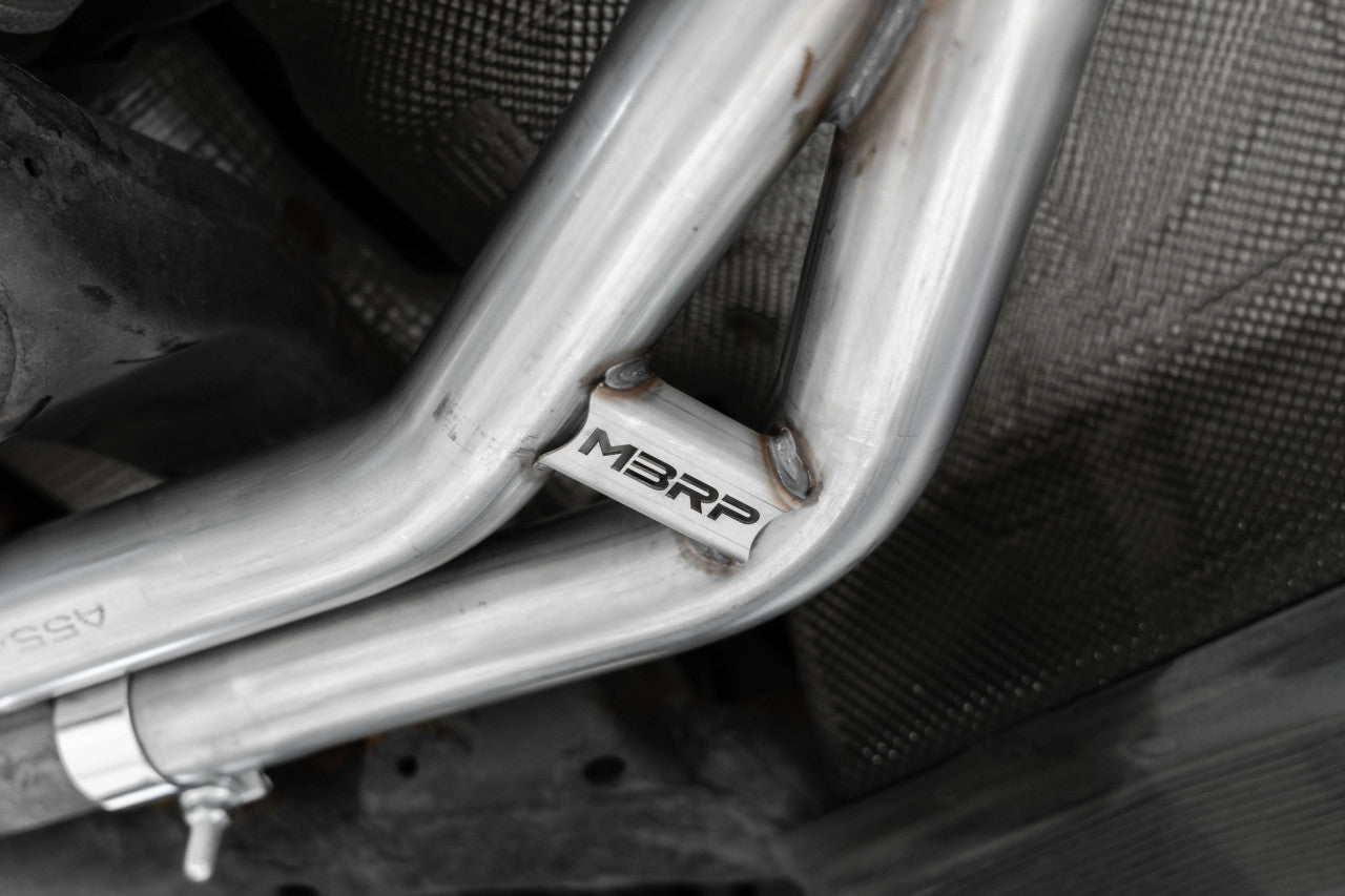 MBRP 2022-2024 Subaru WRX 2.4L, 2.5in Axle-Back Exhaust, Burnt T304 Quad Rear Exit (Race Profile) - S48103BE MBRP