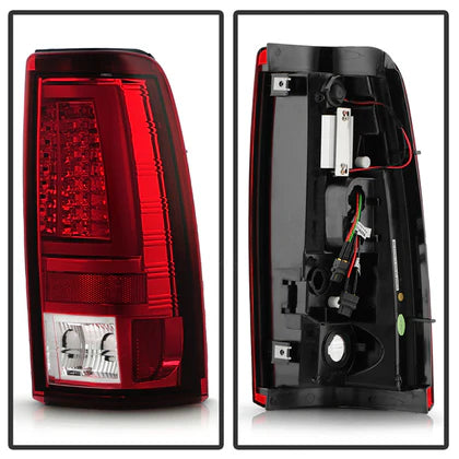 Spyder Chevy Silverado 1500/2500 03-06 Version 2 LED Tail Lights - Red Clear ALT-YD-CS03V2-LED-RC