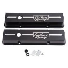 Load image into Gallery viewer, Edelbrock Racing Series Valve Covers for Chevy 262-400 V8 1959-1986 - 41633