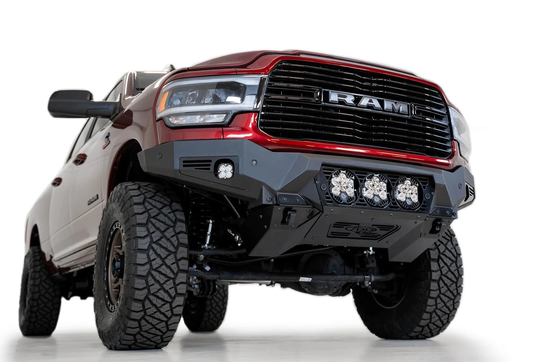 ADD 2019-2023 Ram 2500/3500 Bomber Front Bumper (Baja Designs) - F560014100103 Addictive Desert Designs