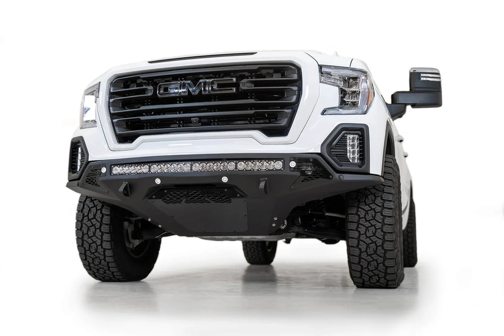 Addictive Desert Designs 2019-2021 GMC Sierra 1500 Stealth Fighter Front Bumper - F471763030103