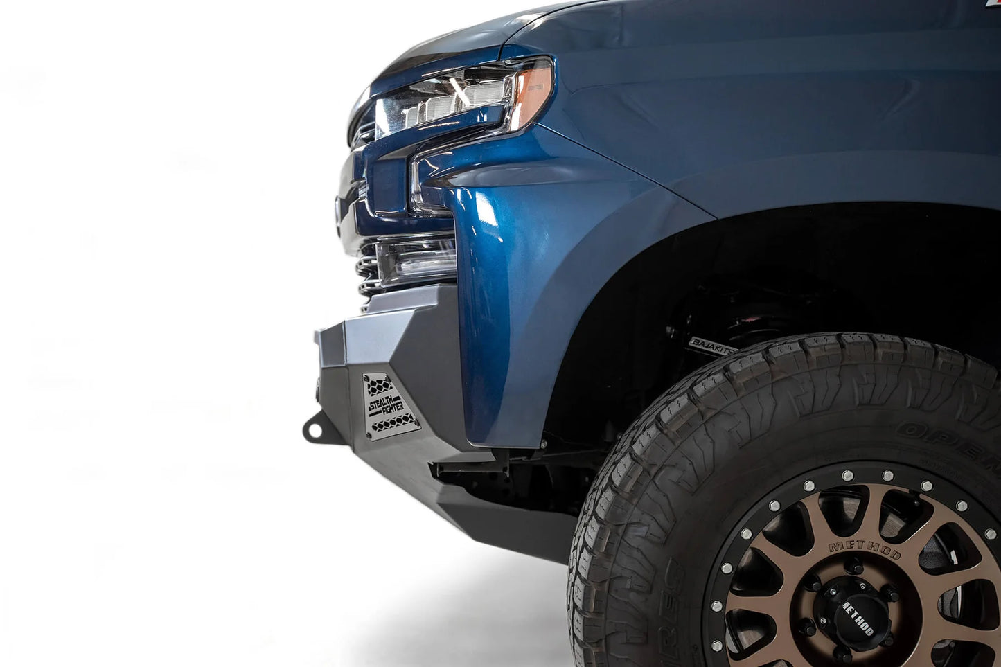 Addictive Desert Designs 2019-2021 Chevy Silverado 1500 Stealth Fighter Front Bumper - F441763030103 Addictive Desert Designs