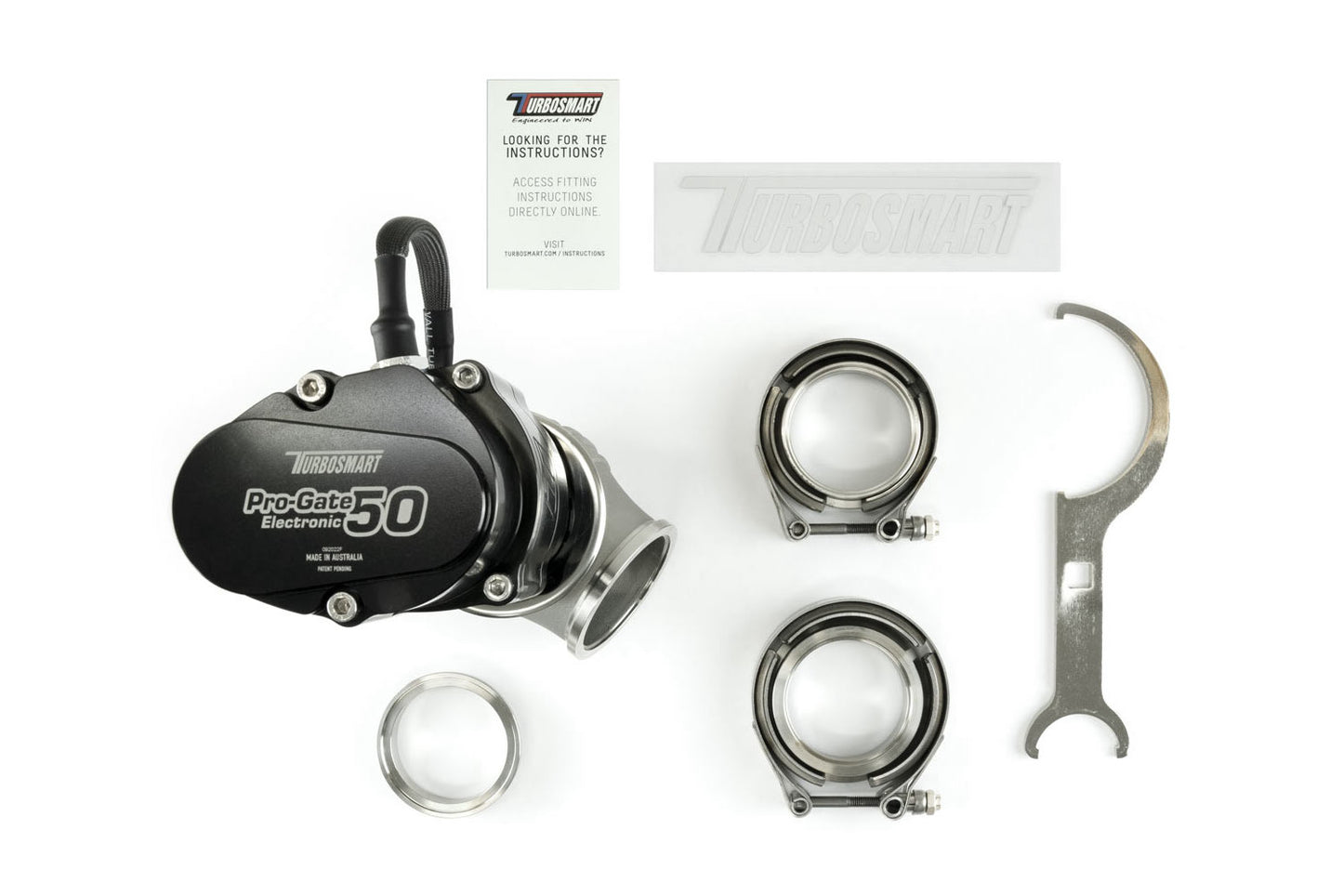 Turbosmart GenV 50mm Electronic External Wastegate - TS-0554-1502 Turbosmart