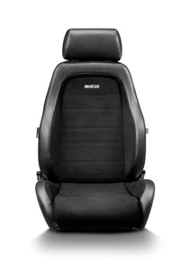 Sparco Adjustable Street GT Leather Seat (Black) - 009012NR