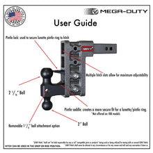 Load image into Gallery viewer, Gen-Y MEGA-DUTY 21K Drop Hitch (2.5″ Shank) - GH-623