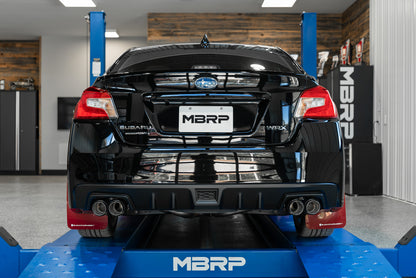 MBRP 2015-2021 Subaru WRX/ WRX STI 2.0L/ 2.5L 3in/2.5in Cat-Back Exhaust, T304 Quad Rear Exit (Race Profile) - S4802304 MBRP