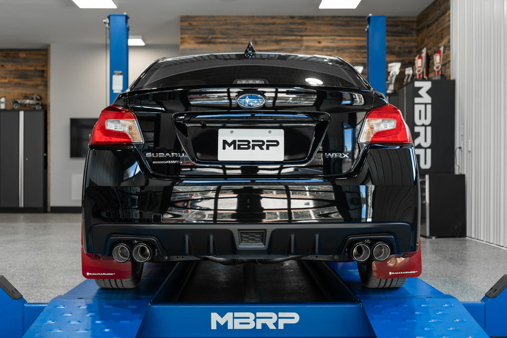 MBRP 2015-2021 Subaru WRX/ WRX STI 2.0L/ 2.5L 3in/2.5in Cat-Back Exhaust, T304 Quad Rear Exit (Race Profile) - S4802304