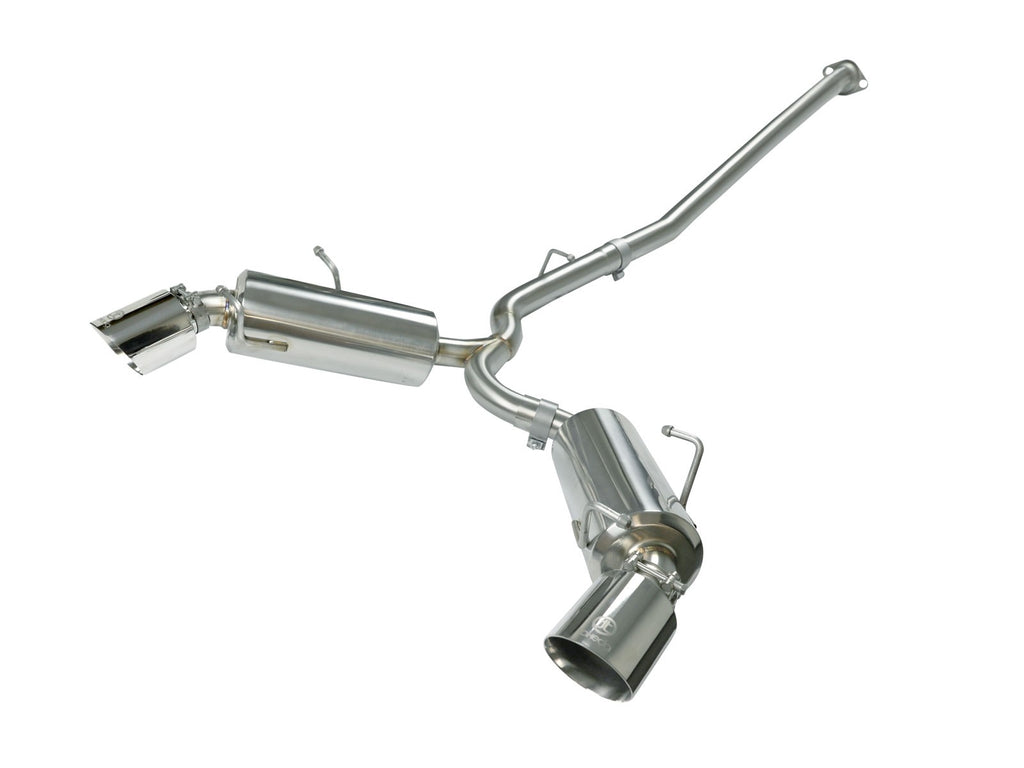 AFE Toyota GR86/FR-S/BRZ 13-23 H4-2.0L/2.4L Takeda 2-1/2" 304 Stainless Steel Cat-Back Exhaust System - 49-36023-1P