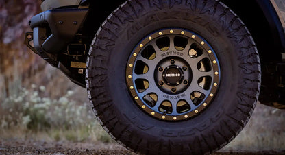 Method 305 NV TITANIUM - MATTE BLACK LIP 17x8.5 / 5x5.5 / 0/4.75, 108 Hub Bore - MR30578555800 Method Wheels