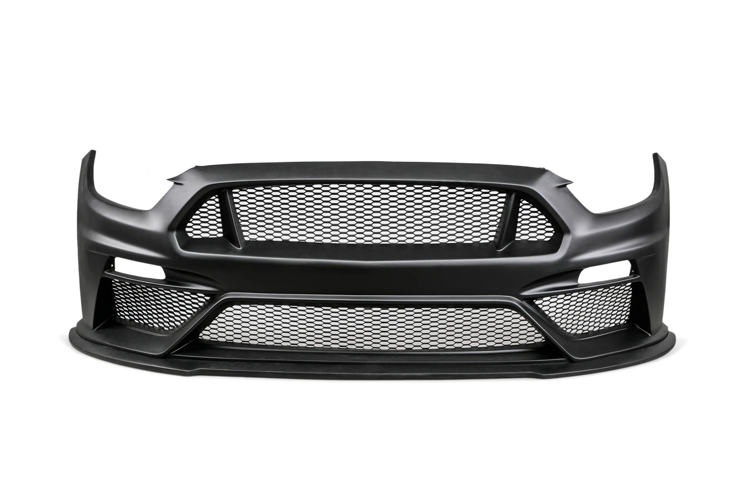 Anderson Composites 2015 - 2017 Mustang Ford GT Style Mustang Fiberglass Front Bumper With Front Lip - AC-FB15FDMU-TT-GF Anderson Composites