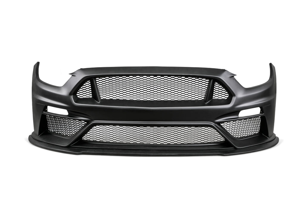 Anderson Composites 2015 - 2017 Mustang Ford GT Style Mustang Fiberglass Front Bumper With Front Lip - AC-FB15FDMU-TT-GF