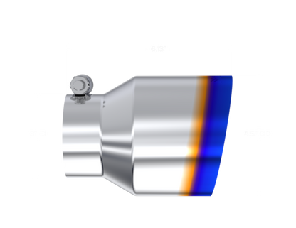 MBRP Universal Stainless Steel Dual Wall Tip 4.5in OD/3in Inlet/6.13in L - T5180BE MBRP