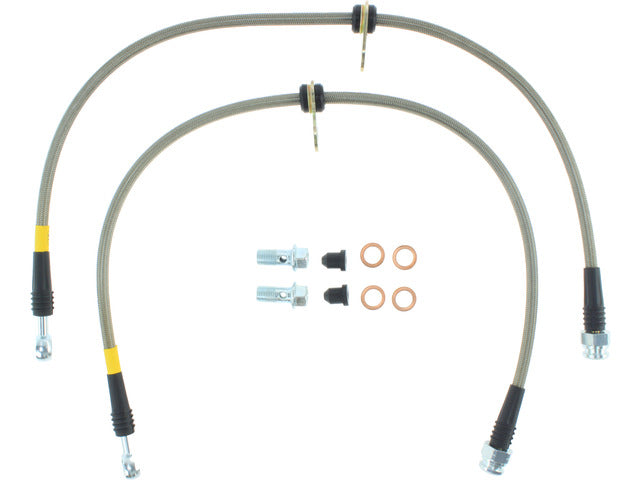 StopTech Stainless Steel Front Brake Lines For 2013-15 Acura CSX / 06-15 Honda Civic - 950.40011 Stoptech