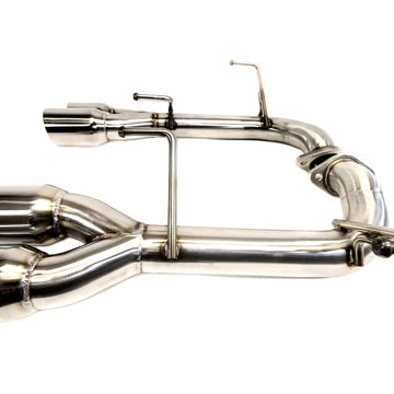 PLM Subaru WRX & STI 2015-2021 Axle-Back Exhaust / Muffler Deletes (Polished) - PLM-SUB-TKP-DUAL-2015-1.5-PO