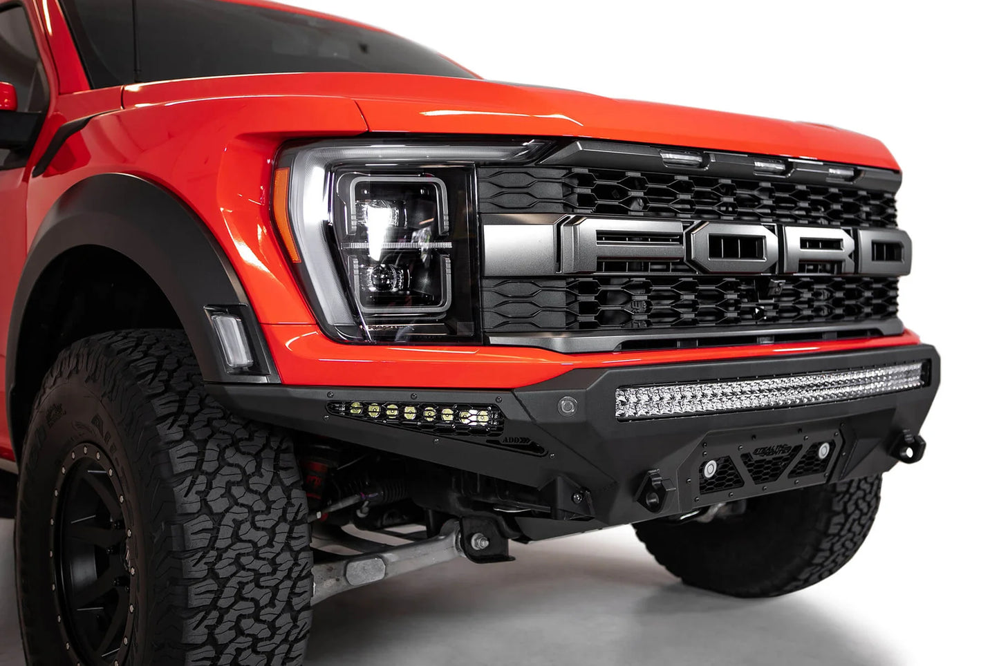 Addictive Desert Designs 2021-2023 Ford F-150 Raptor/Raptor R Stealth Fighter Front Bumper - F210151140103 Addictive Desert Designs