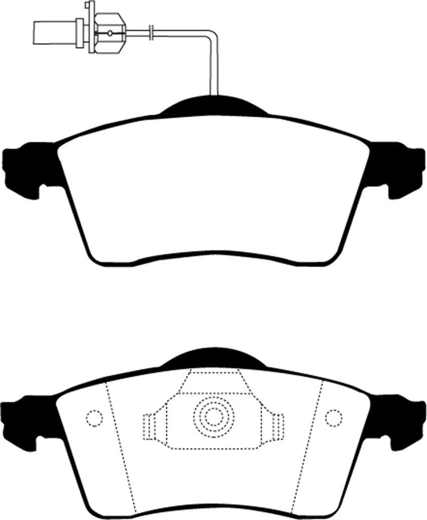 EBC GreenStuff Front Brake Pads - DP61398 EBC