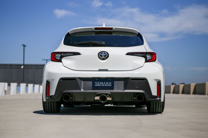 REMARK Catback Exhaust, Toyota GR Corolla, Elite Spec Stainless Center Cover Remark