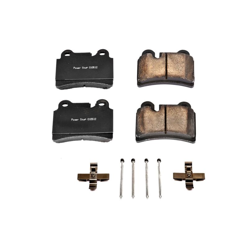 Power Stop 06-07 Volkswagen Touareg Rear Z17 Evolution Ceramic Brake Pads w/Hardware PowerStop
