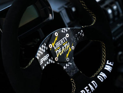 PRP Steering Wheel Center Cap Liberty or Death G100-TR3