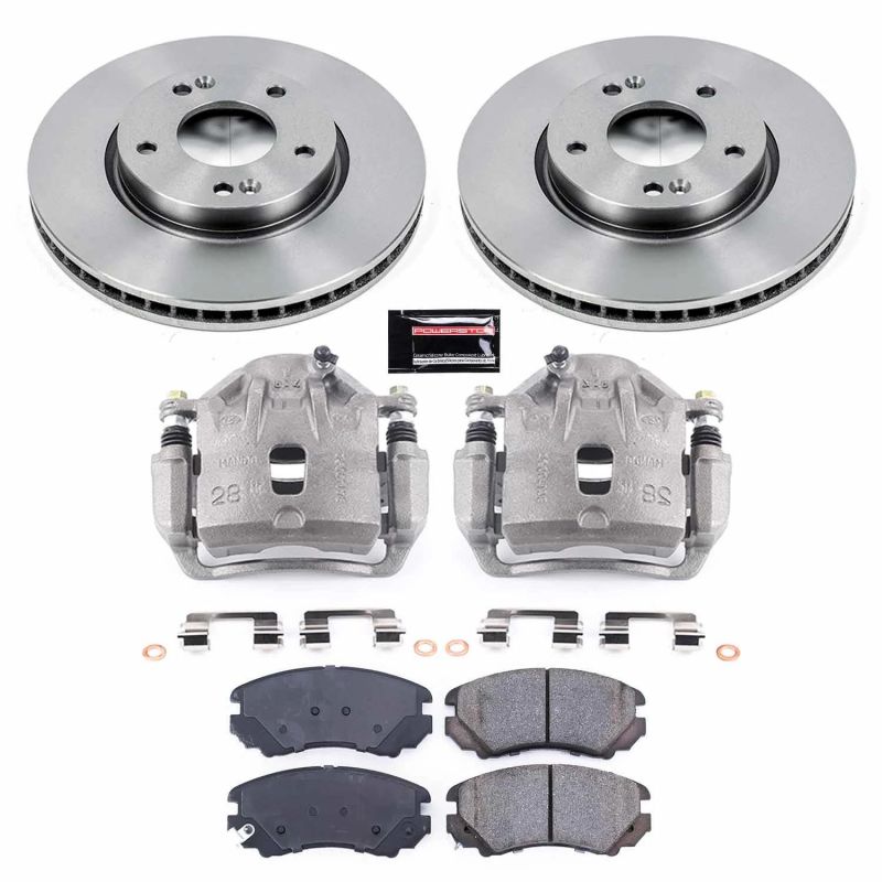 Power Stop 05-09 Hyundai Tucson Front Autospecialty Brake Kit w/Calipers PowerStop