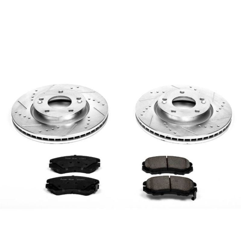 Power Stop 06-10 Hyundai Sonata Front Z23 Evolution Sport Brake Kit PowerStop