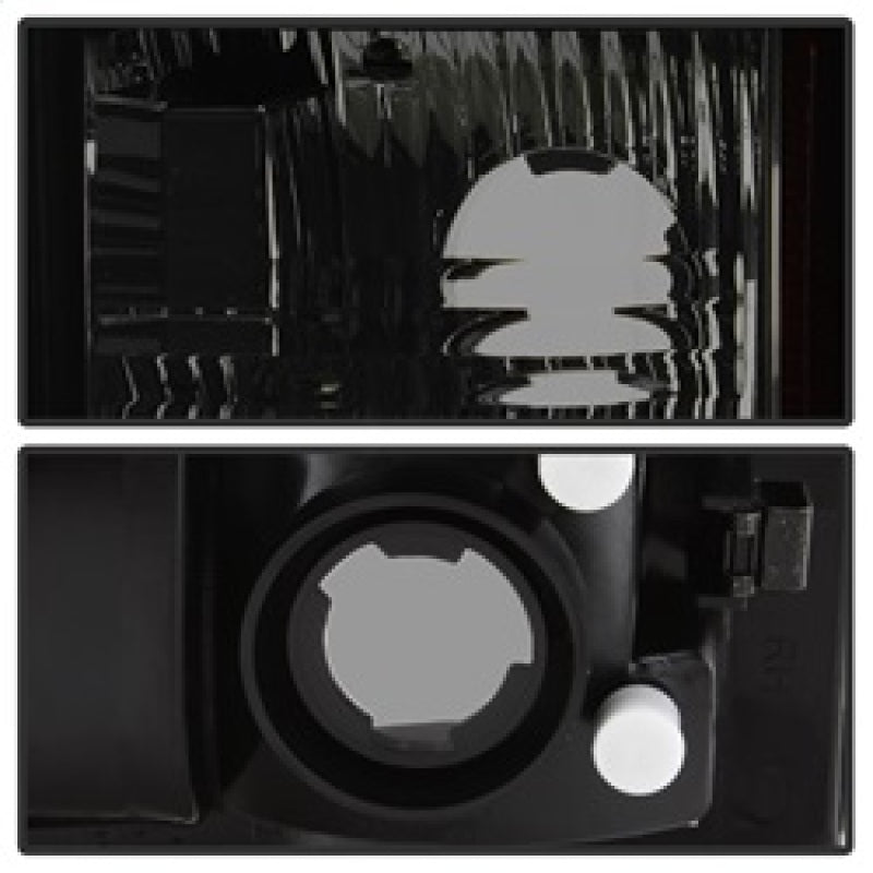Spyder 07-09 Dodge Ram 2500/3500 V3 Light Bar LED Tail Lights - Blk Smoke ALT-YD-DRAM06V3-LBLED-BSM SPYDER
