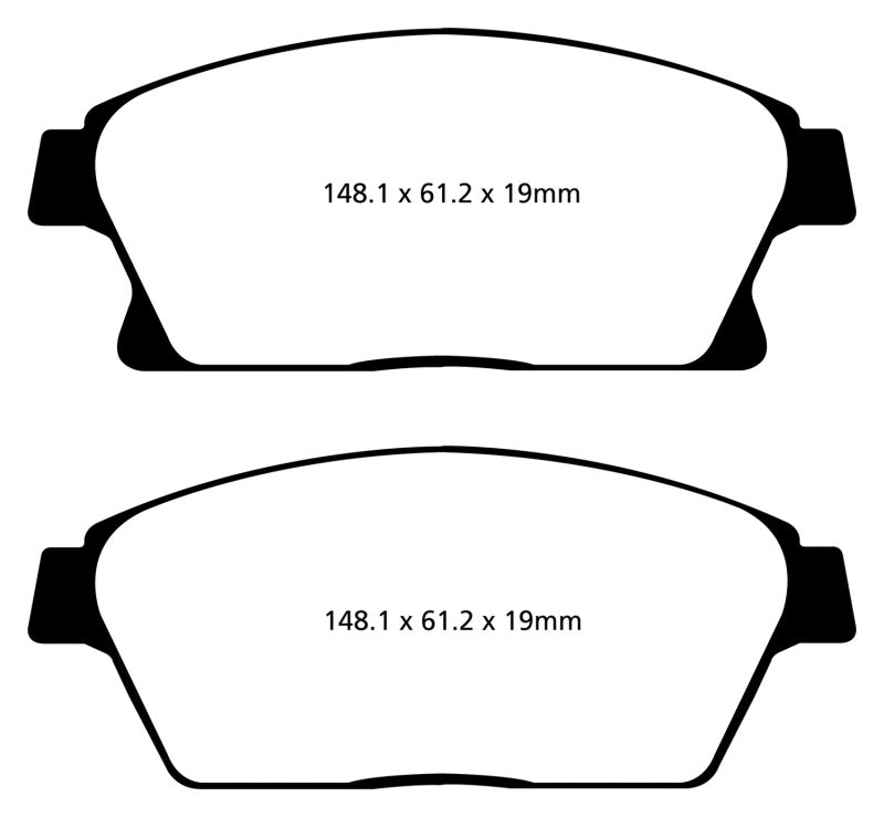 EBC GreenStuff Front Brake Pads - DP22067