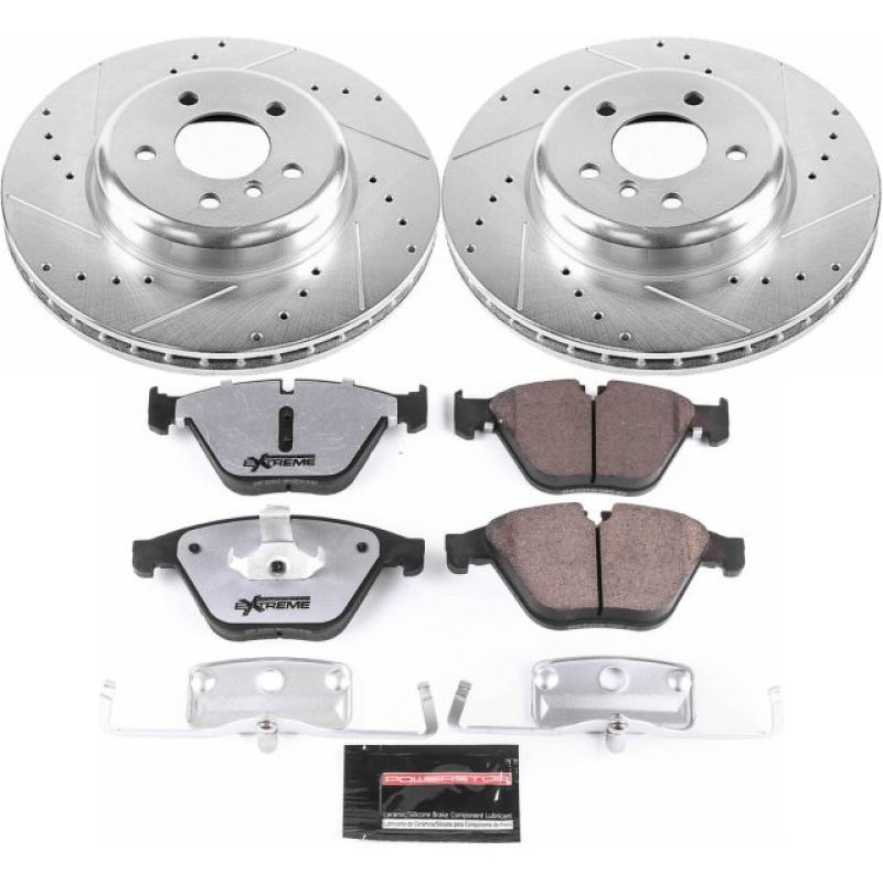 Power Stop 14-16 BMW 535d Front Z26 Street Warrior Brake Kit PowerStop