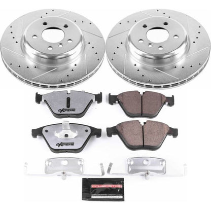 Power Stop 14-16 BMW 535d Front Z26 Street Warrior Brake Kit PowerStop