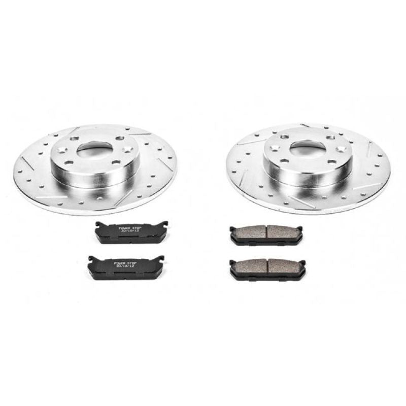Power Stop 91-96 Ford Escort Rear Z23 Evolution Sport Brake Kit PowerStop