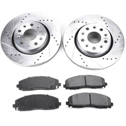 Power Stop 18-19 Jeep Wrangler Front Z23 Evolution Sport Brake Kit PowerStop