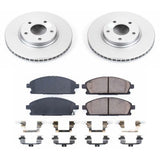 Power Stop 04-09 Nissan Quest Front Z17 Evolution Geomet Coated Brake Kit