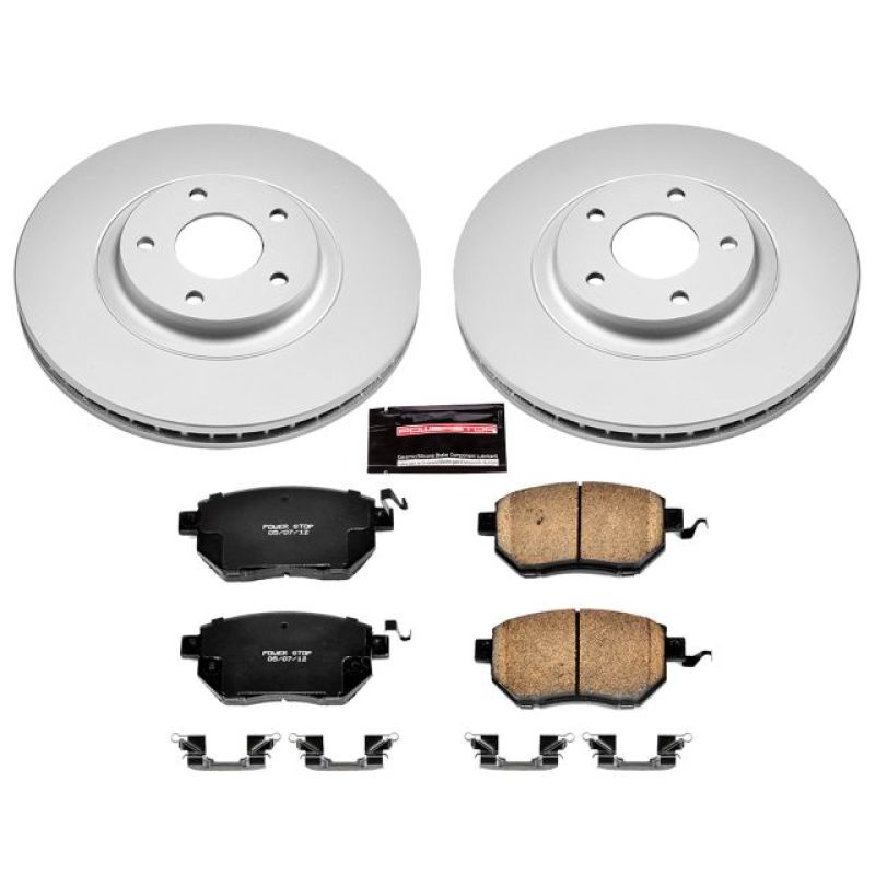 Power Stop 03-05 Infiniti FX35 Front Z17 Evolution Geomet Coated Brake Kit PowerStop