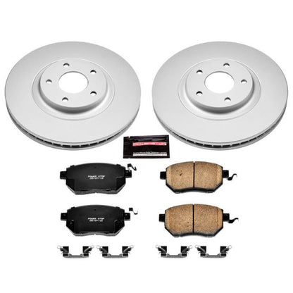 Power Stop 03-05 Infiniti FX35 Front Z17 Evolution Geomet Coated Brake Kit PowerStop