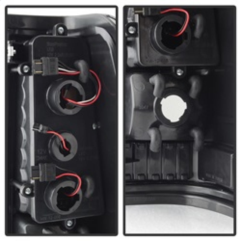 xTune 03-06 Chevy Silverado 1500 (w/o Stepside) LED Tail Lights - Blk Smoke (ALT-ON-CS03-G2-LED-BSM) SPYDER