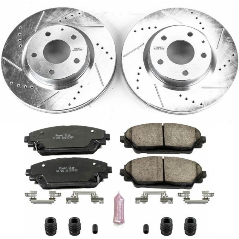 Power Stop 14-18 Mazda 3 Front Z23 Evolution Sport Brake Kit PowerStop