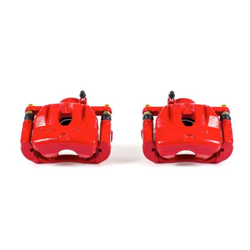 Power Stop 04-07 Mazda RX-8 Front Red Calipers w/Brackets - Pair