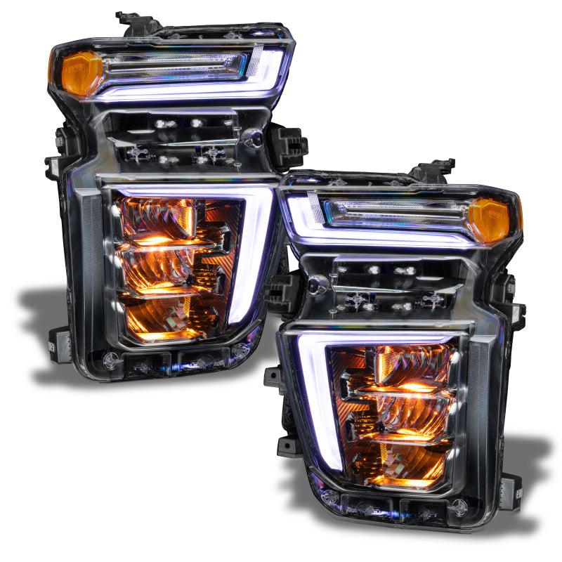 Oracle 20-21 Chevy Silverado HD 2500/3500 RGB Headlight Demon Eye Kit - ColorSHIFT w/o Controller ORACLE Lighting
