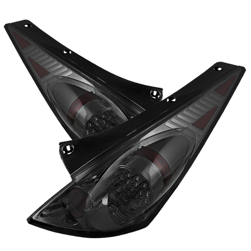 Spyder Nissan 350Z 03-05 LED Tail Lights Smoke ALT-YD-N350Z02-LED-SM SPYDER