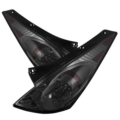 Spyder Nissan 350Z 03-05 LED Tail Lights Smoke ALT-YD-N350Z02-LED-SM SPYDER