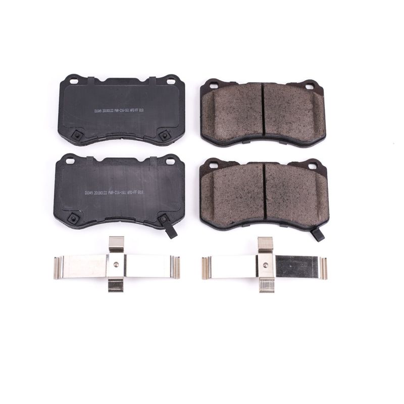 Power Stop 04-08 Acura TL Front Z17 Evolution Ceramic Brake Pads w/Hardware PowerStop