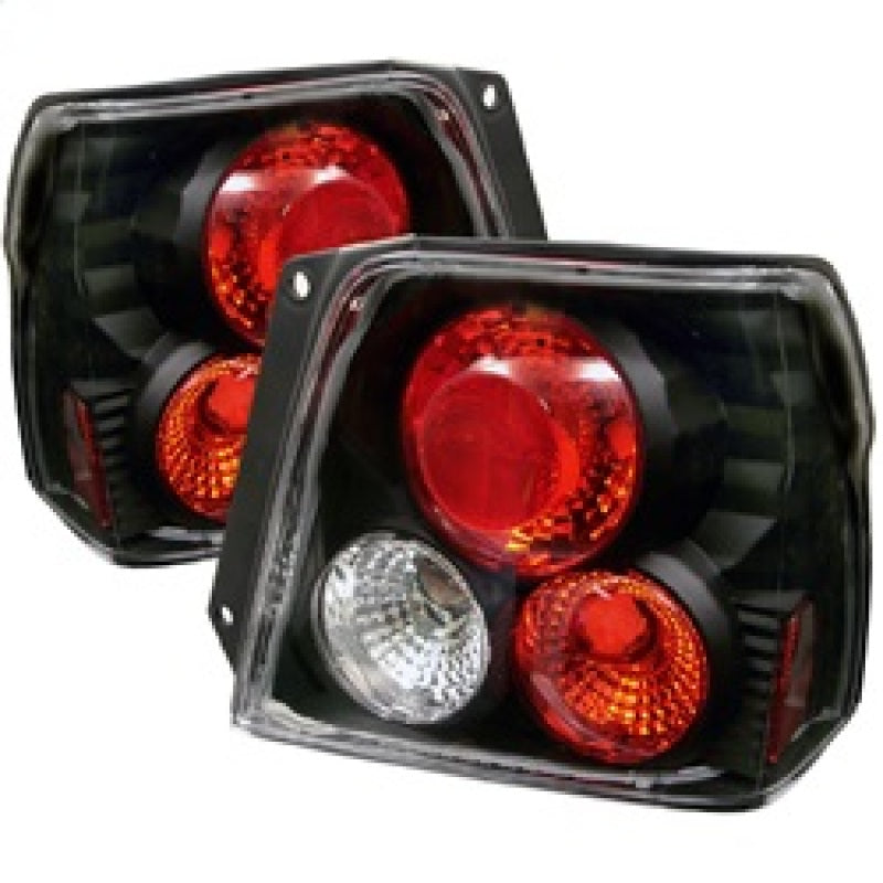 Spyder Toyota Tercel 95-98 Euro Style Tail Lights Black ALT-YD-TTER95-BK SPYDER