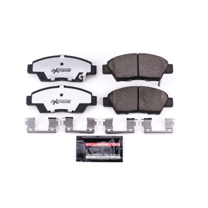 Power Stop 11-15 Honda CR-Z Front Z26 Extreme Street Brake Pads w/Hardware PowerStop