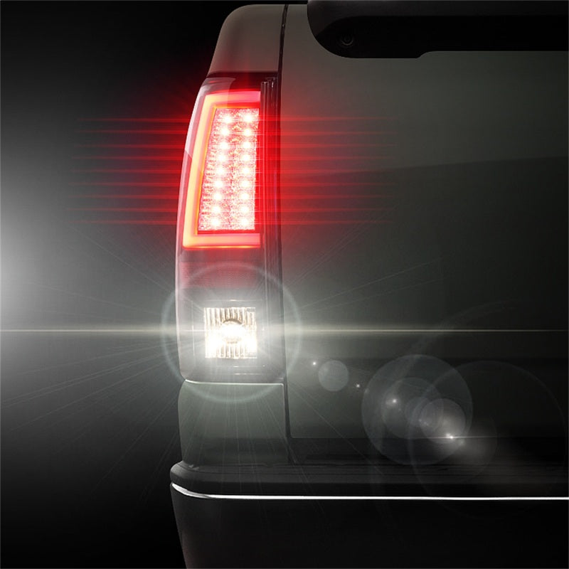 Spyder Chevy Silverado 1500/2500 03-06 Version 2 LED Tail Lights - Black ALT-YD-CS03V2-LED-BK SPYDER