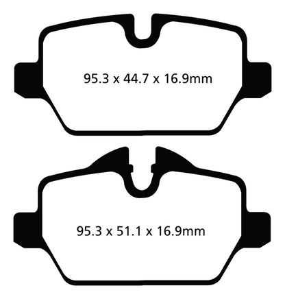 EBC GreenStuff Rear Brake Pads - DP22102 EBC