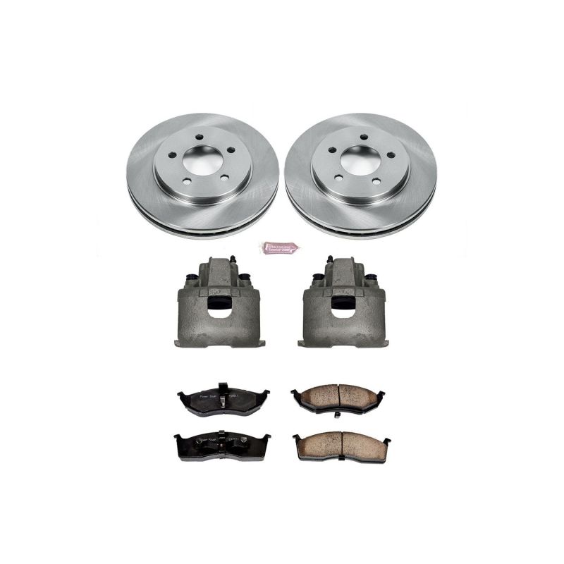 Power Stop 2000 Chrysler Grand Voyager Front Autospecialty Brake Kit w/Calipers PowerStop
