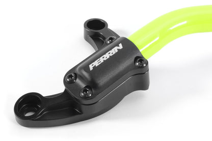 Perrin 2022 Subaru WRX Strut Brace w/ Billet Feet -  Neon Yellow Perrin Performance