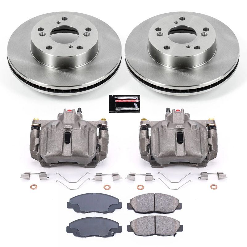 Power Stop 12-15 Honda Civic Front Autospecialty Brake Kit w/Calipers PowerStop